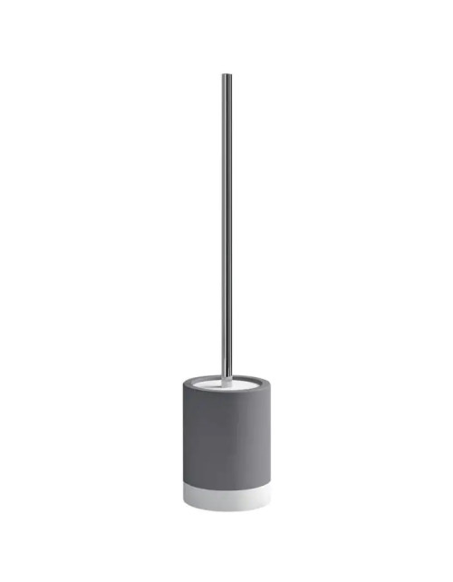 Gedy New Mizar gray freestanding toilet brush holder NM33-08