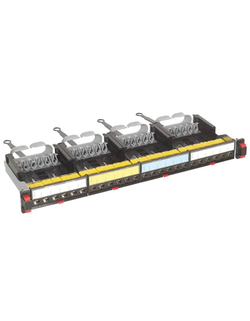 Bticino Patchpanel 24 RJ 45 CAT 6A UTP-Anschlüsse C9024C6AU