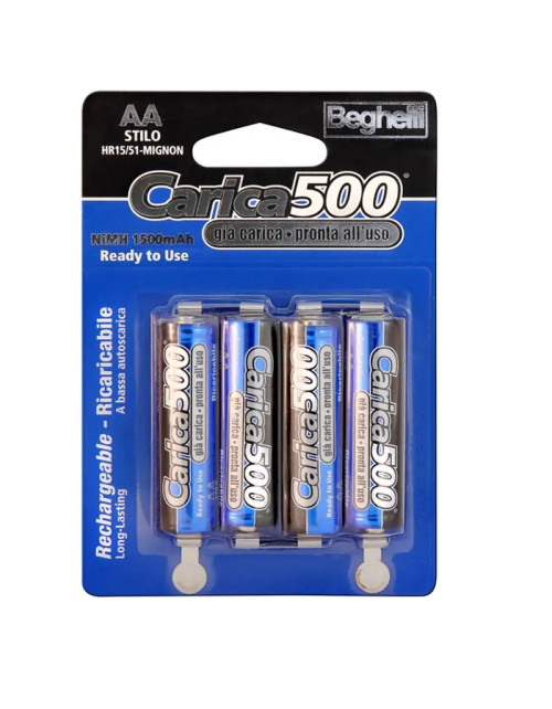 Beghelli batterie ricaricabili stilo AA 1500mAh 8851