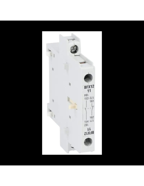 Lovato auxiliary contact 1NO+1NC side mounting BFX1211