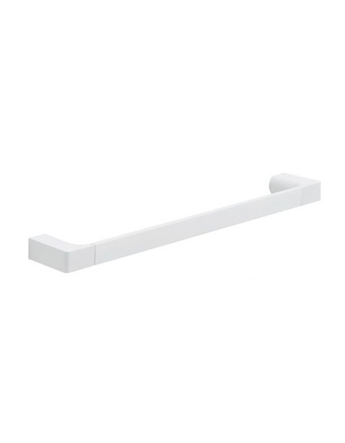 Porta asciugamani bagno a muro Gedy Pirenei 45cm bianco matto PI21-45-02