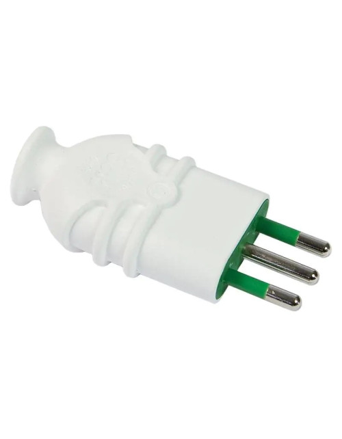 Italian plug S11 2P+T Fanton 10A removable HI-PRO white 80100