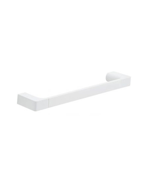 Porta asciugamani bagno a muro Gedy Pirenei 35cm bianco matto