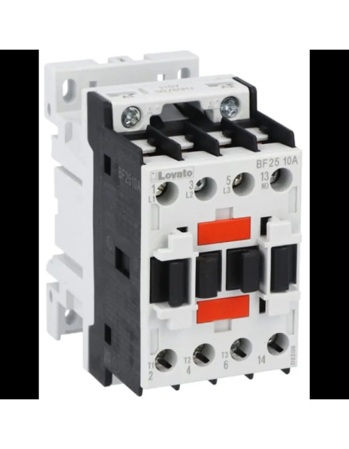 Contactor tripolar Lovato 25A 1 contacto bobina auxiliar 400VAC BF2510A400