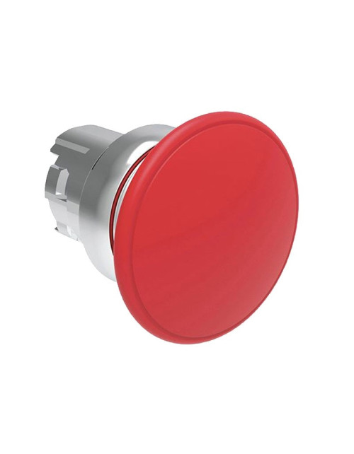 Bouton poussoir champignon Lovato Platinum 40 mm rouge LPSB6144