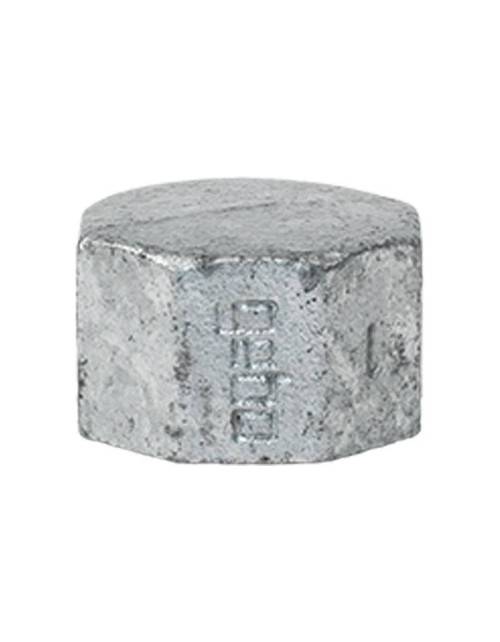 Gebo cast iron octagonal cap for 2 1/2 300-10G pipes