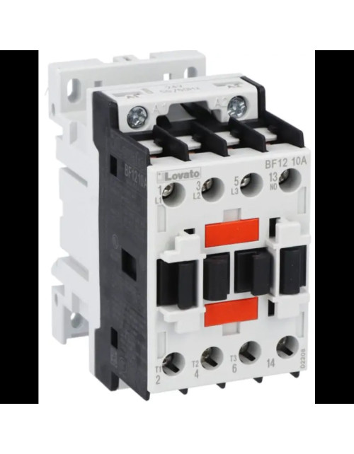 Lovato contactor tripolar 12A bobina en AC 230VAC BF1210A230