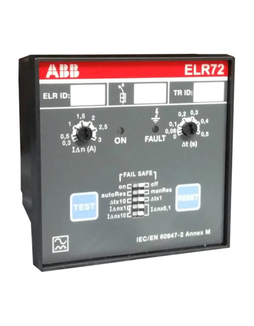 Relé diferencial electrónico ABB ELR72 ELR72