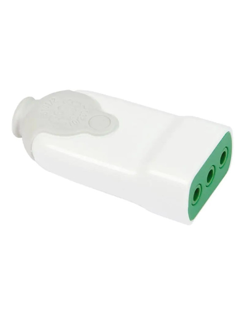 P11 Fanton 2P+E 10A removable white socket 81010