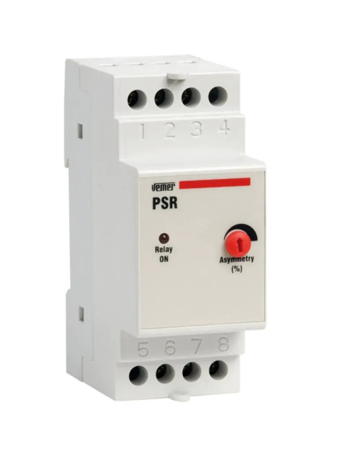 Vemer PSR400 phase control relay for DIN rail VP807200