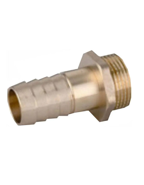 Hose connection for IBP pipes M 1/2 x 20 mm in brass 81004M04020000