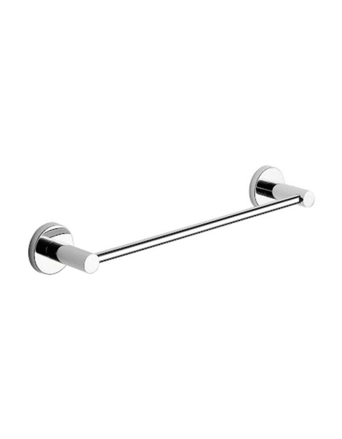 Porte-serviettes de salle de bain mural Gedy Felce 35cm Chrome FE21-35-13