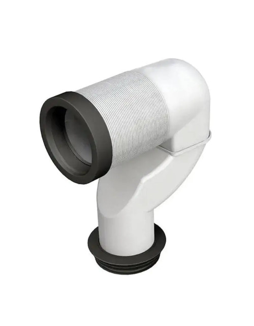 Bonomini P-Bogen für WC mit Gummidichtung D 90-110 mm 8530UN90C0