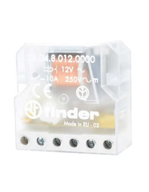 Finder de relais de commutateur d'impulsion 12 V FIN26048012