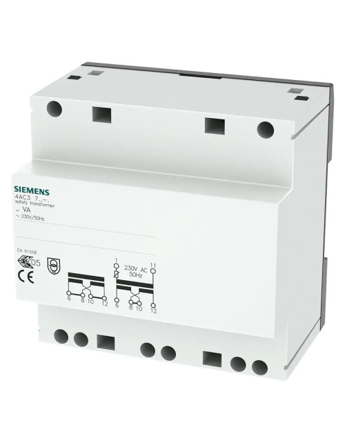 Siemens safety transformer 63VA 2X12/24V 4AC37630