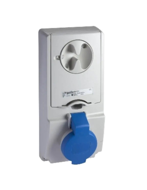 Prise Verticale Verrouillée Schneider 2X16A+T 230V IP44 82131