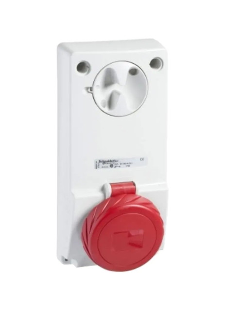 Vertical Schneider Interlocked Socket 3X16A+NT 400V IP65 82086