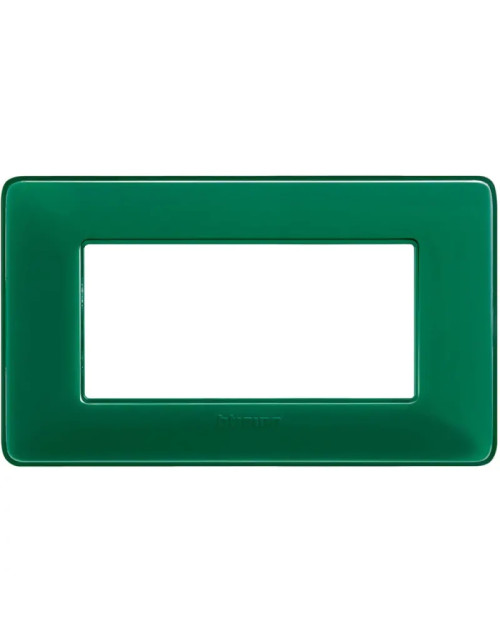 Bticino Matix plate 4 modules emerald AM4804CVS