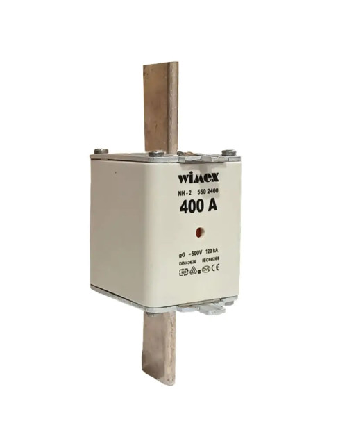 Fusible estándar de baja disipación Wimex NH gG 400A 5502400