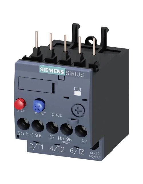 Siemens overload relay for S00 series 5.5-8.0A 3RU21161HB0