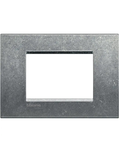 Bticino Livinglight 3-module square cover plate in Native color LNA4803NA