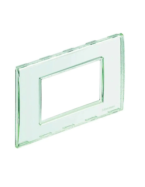 LivinghLight LND4803KR placa de cristal transparente/personalizable de 3 módulos