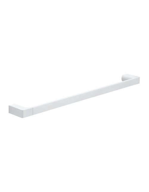 Porte-serviettes de salle de bain mural Gedy Pirenei 60cm blanc mat PI21-60-02