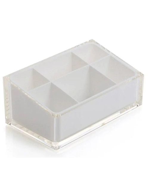 Organisateur de maquillage sur pied Gedy Rainbow blanc RA00-02