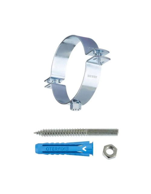 Guler cu bolt si diblu din otel Oter pentru tevi D 110 mm D40009