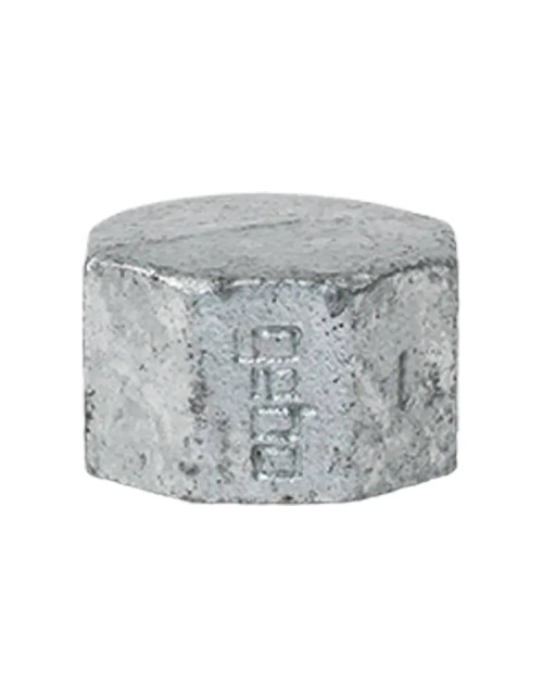 Gebo cast iron octagonal cap for 1 inch 300-6G pipes