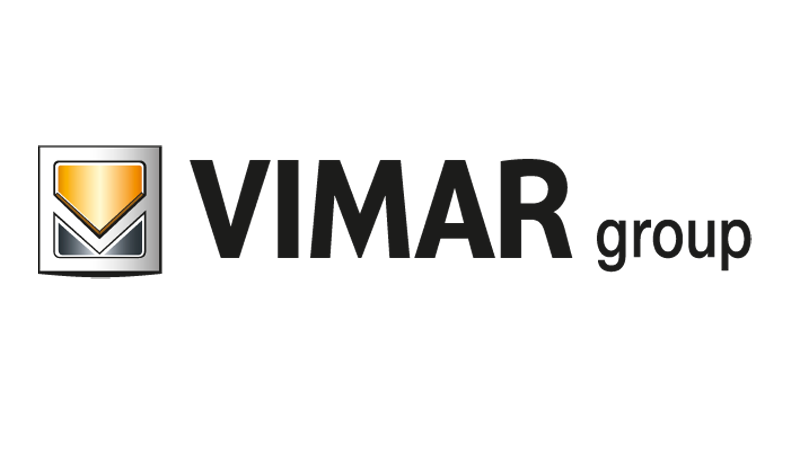 VIMAR Serie LINEA - Pulsante Doppio - Interbloccato - 1P [NO] + 1P [NO] 10A  250Vca - c/Frecce Direzionali - Bianco
